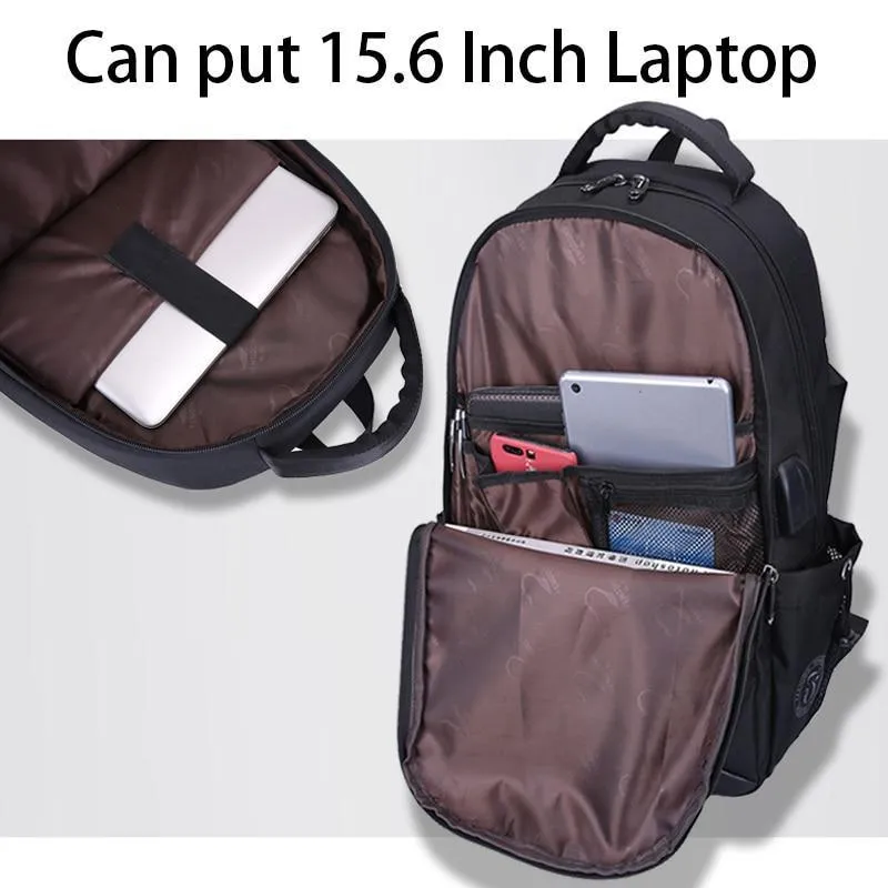 - Backpack Laptops Anti Large Men's Savings-packed Theft Safe