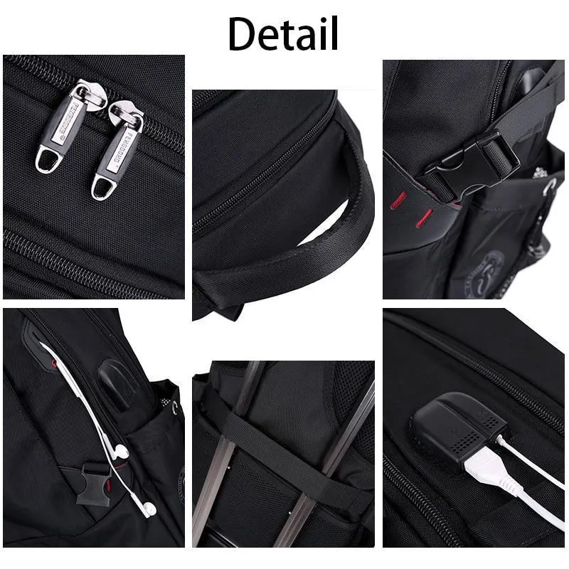 - Backpack Laptops Anti Large Men's Savings-packed Theft Safe