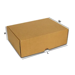 190x145x75mm (50pcs) - Brown Die-Cut Boxes