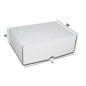 190x145x75mm (50pcs) - White Die-Cut Boxes