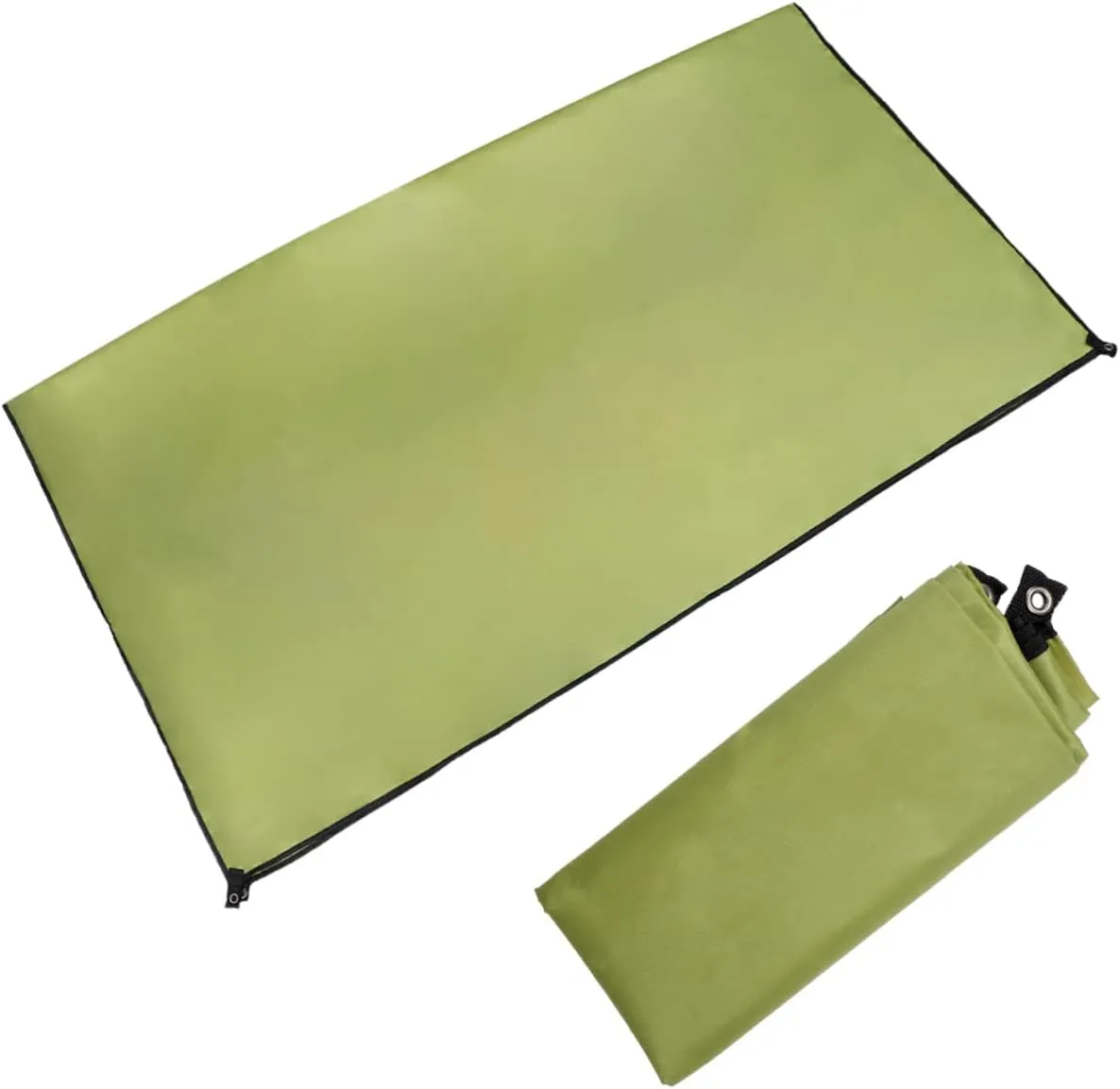 1pc Outdoor Oxford Cloth Mat Portable Camping Tent Ground Blanket for Beach Hiking Picnics and Outdoor Events Army Green