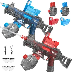 2 Packs Electric Water Guns for Adult, 32-36 FT Long Range Super Power Automatic Squirt Water Gun, 500CC  High Capacity Water Tank, Ideal Summer Gifts for Outdoor Water Fighting Toys for Boys Girls