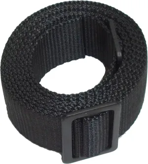 2 Point Rifle Sling Classic Black 1.25" Heavy Nylon Webbing 54" Long