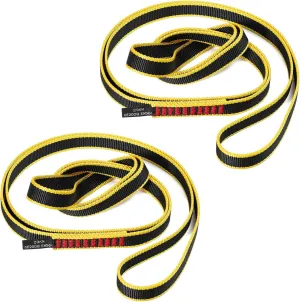 20MM Nylon Climbing Sling Runner 23KN CE2008/EN566 Rock Climbing Webbing Straps for Rock Climbing, Rappelling, Swing, Yoga Hammock etc