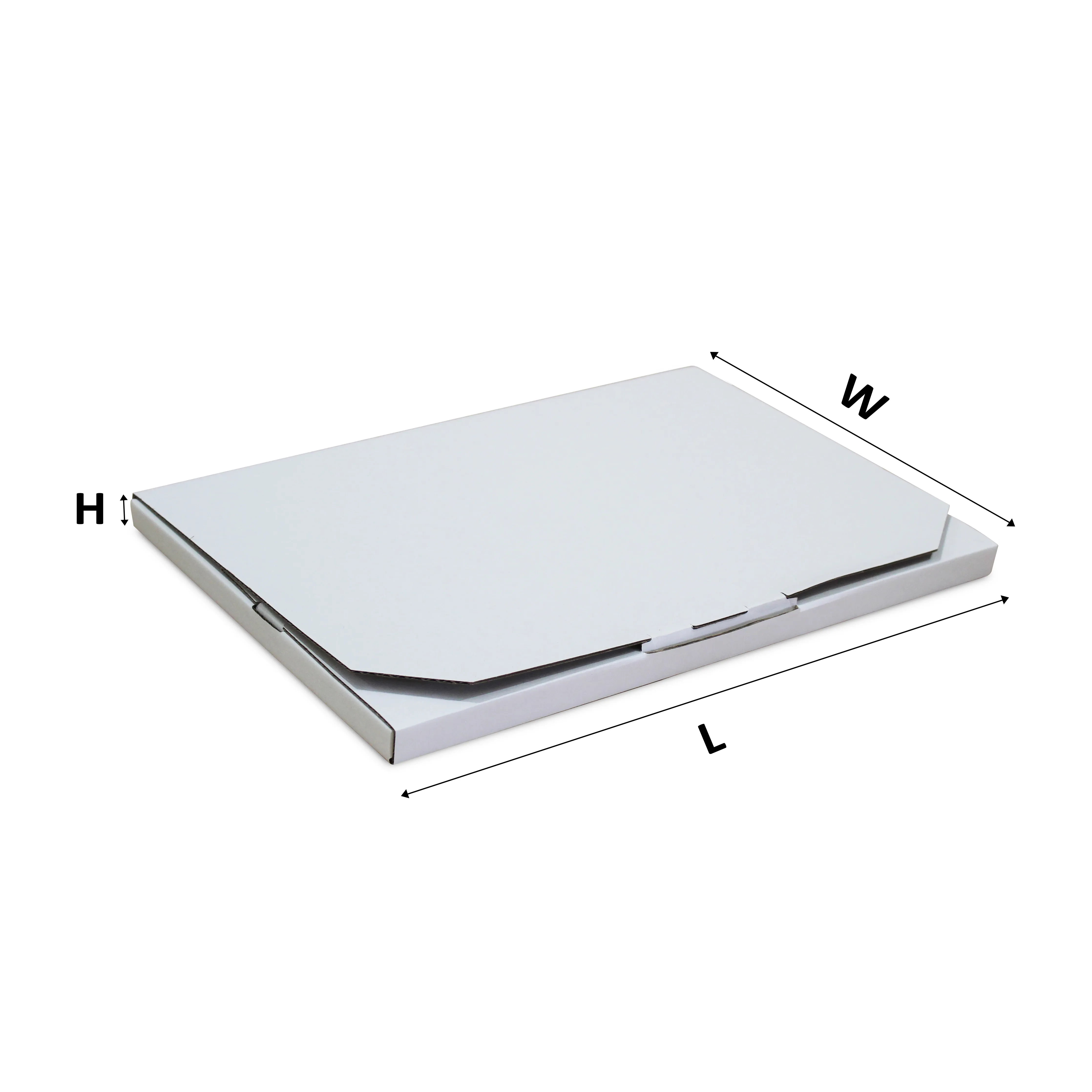 220x160x16mm (50pcs) - White Die-Cut Boxes