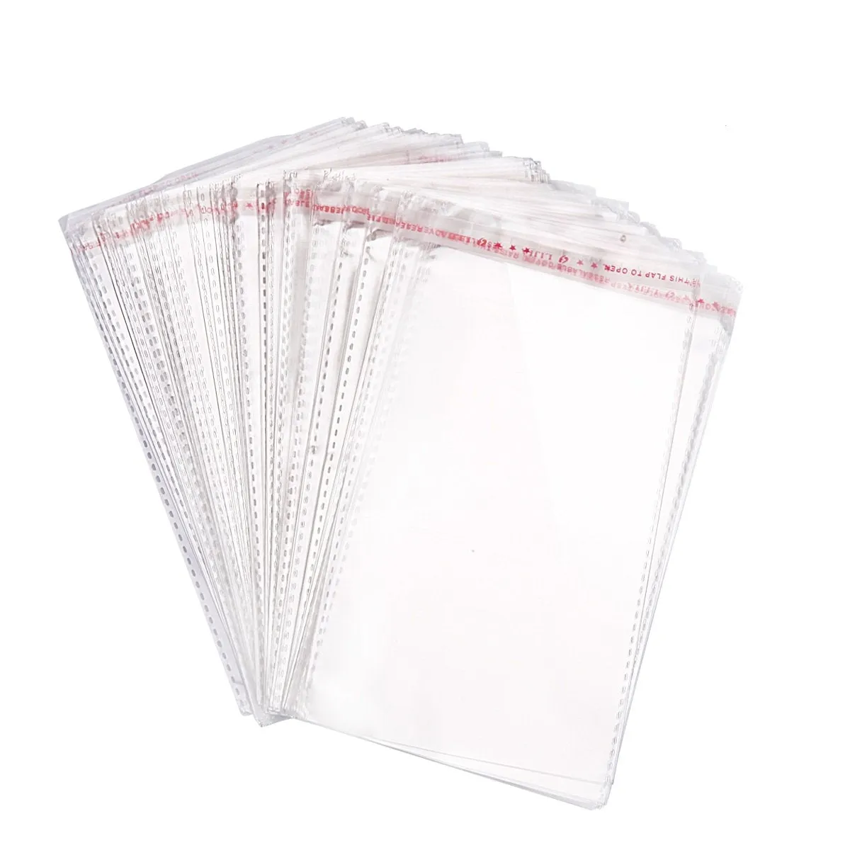 250mmx360mm 40um (100pcs) - Self Sealing Cellophane Resealable Poly Bags