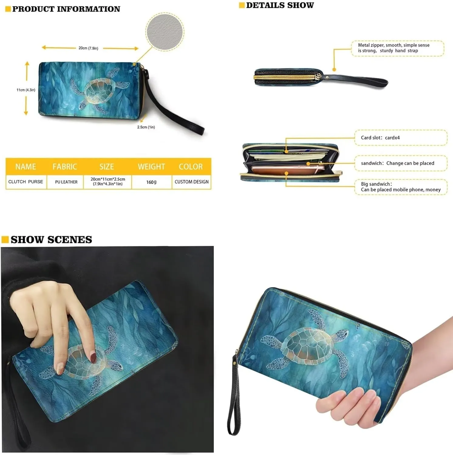 3pcs Tote Handbags and Purse for Women for Daily Use