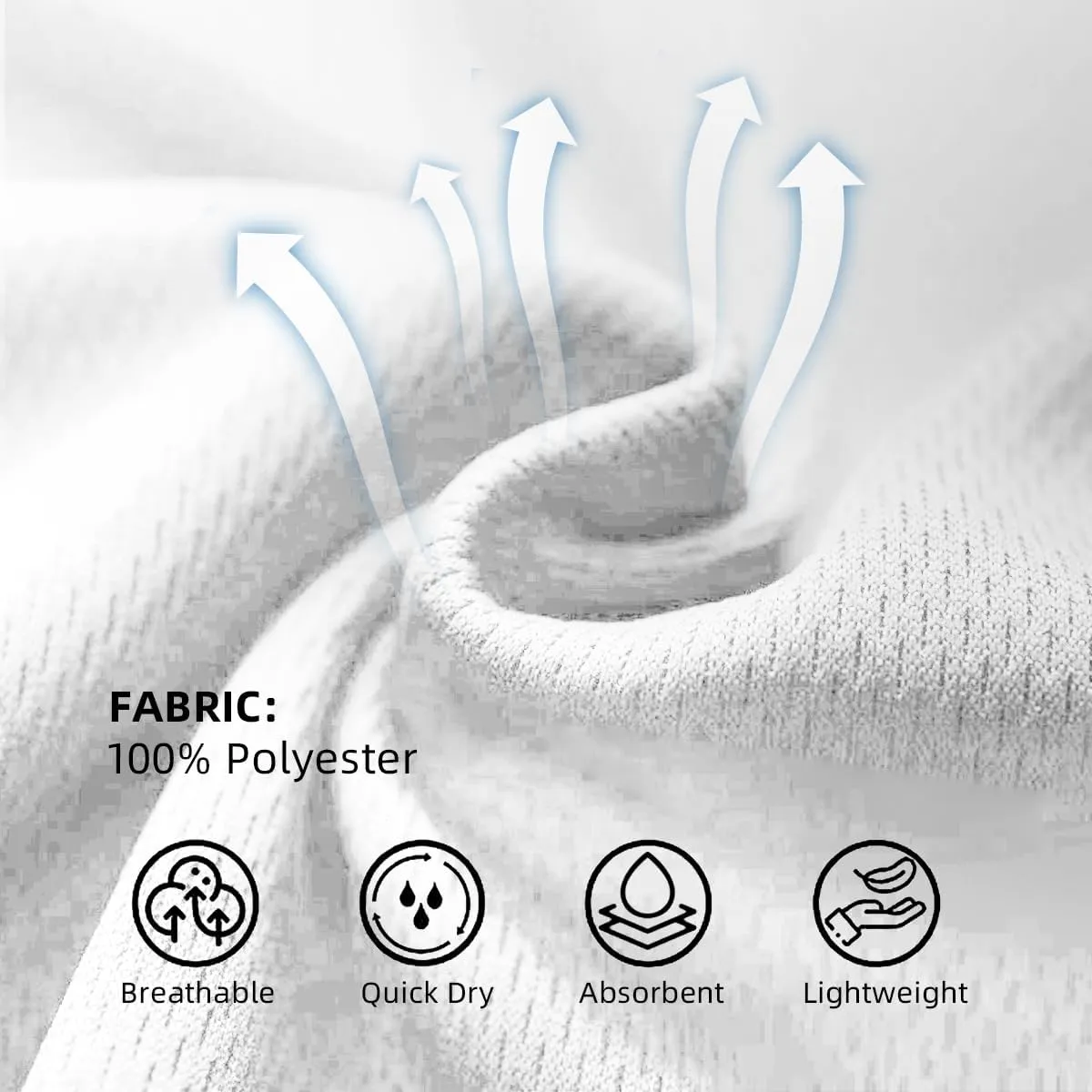 5 Pack Boys/Kids/Teens Quick Dry Shirts Mesh Moisture Wicking Active Athletic Performance T-Shirts(Age 4-18Y)