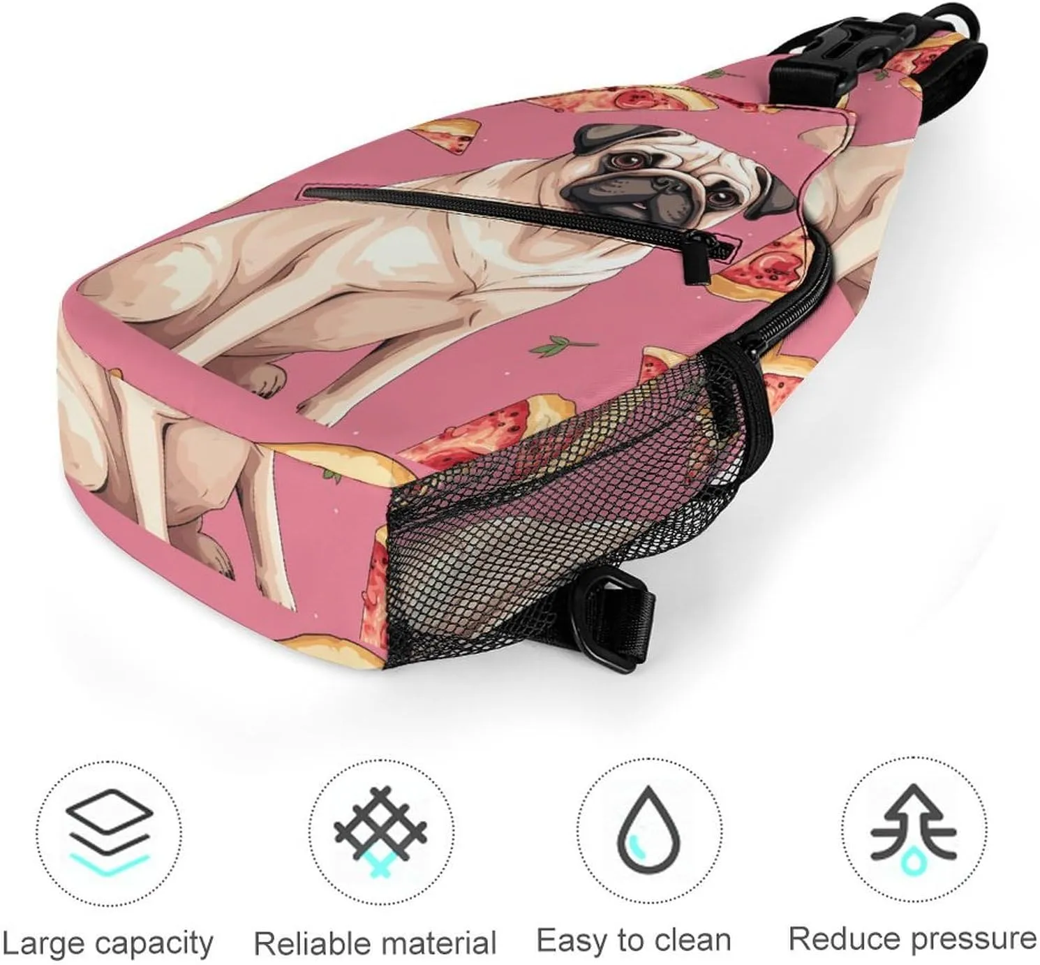 A Psychedelic Cat Sling Bag Crossbody Bags Cross Body Bag Fanny Packs Chest Bags Sling Purses for Travel