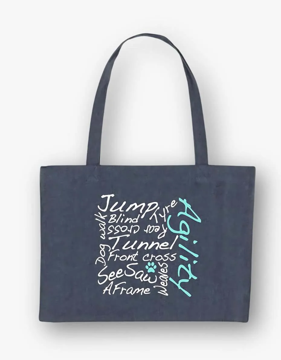 Agility Words Shopping Tote Bag