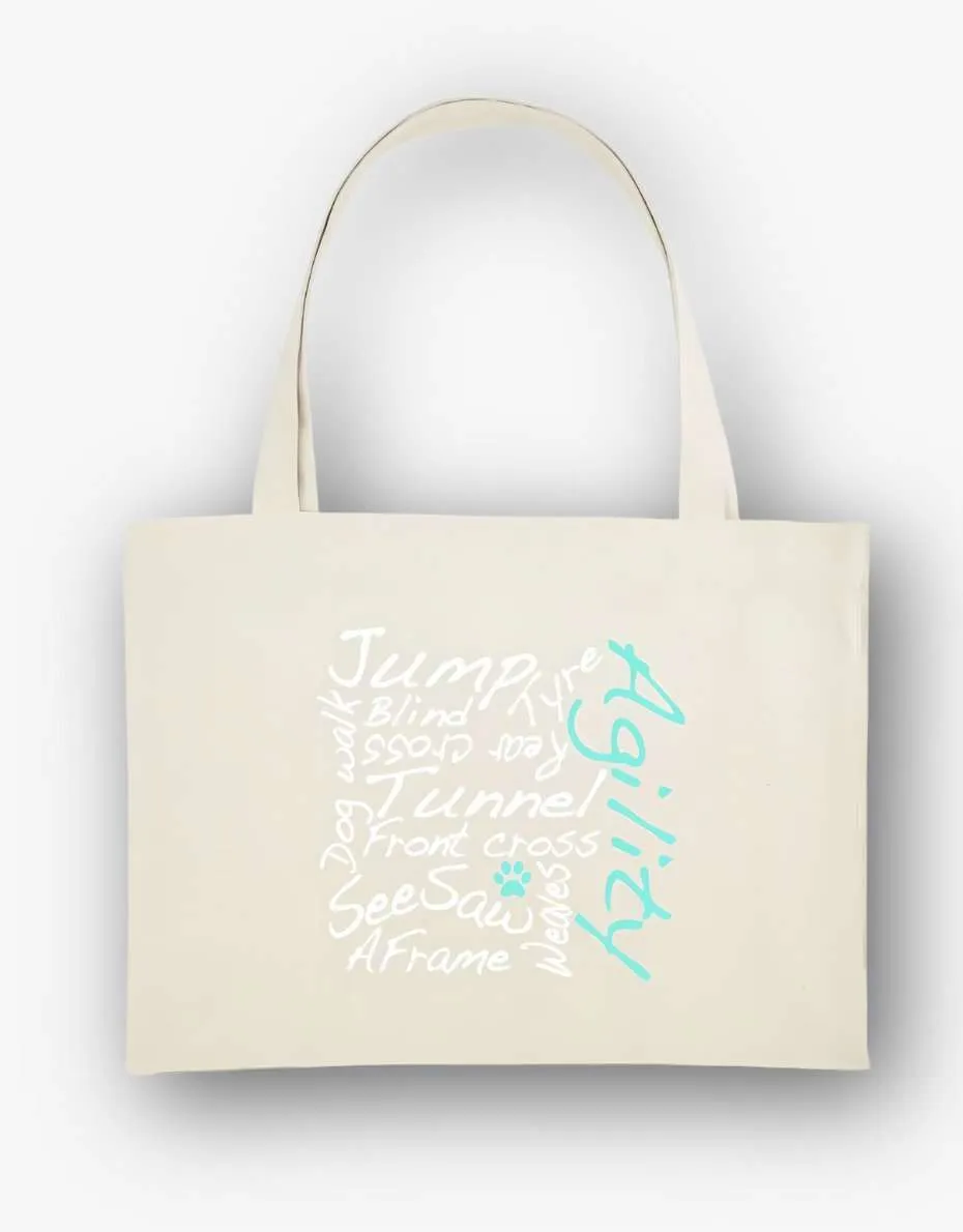 Agility Words Shopping Tote Bag