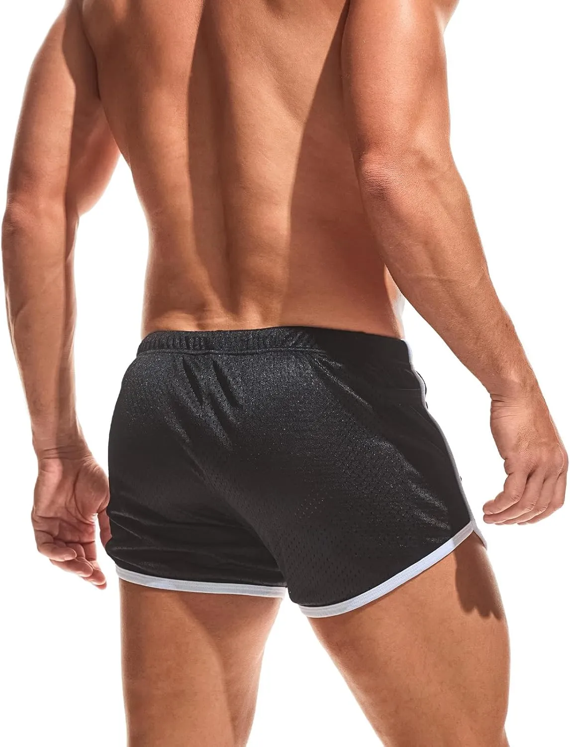 AIMPACT Mens Running Shorts Breathing Workout Gym Booty Short Shorts Sexy