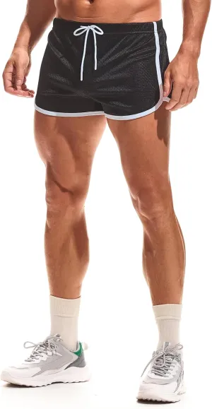 AIMPACT Mens Running Shorts Breathing Workout Gym Booty Short Shorts Sexy