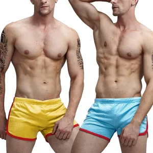AIMPACT Mens Running Shorts Breathing Workout Gym Booty Short Shorts Sexy