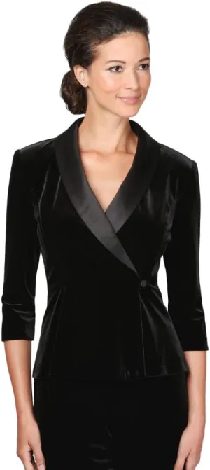 Alex Evenings Women's Velvet Blouse Top (Multiple Styles Petite and Regular Sizes)