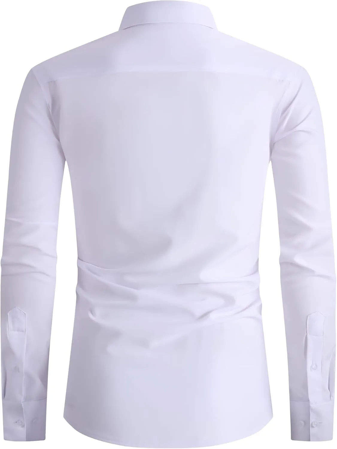 Alex Vando Mens Dress Shirts Regular Fit Long Sleeve Stretch Business Dress Shirts for Men