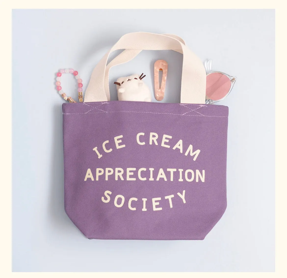 Alphabet Bags Sunshine Lavender - Little Canvas Bag