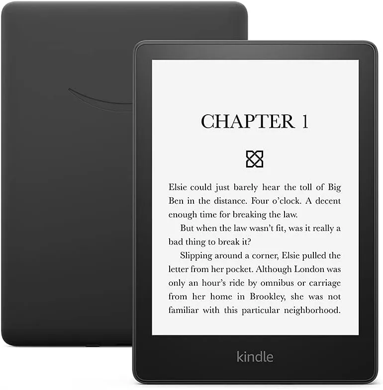 Amazon Kindle Paperwhite (16 GB) – Now with a larger display, adjustable warm light, increased battery life, and faster page turns – Black