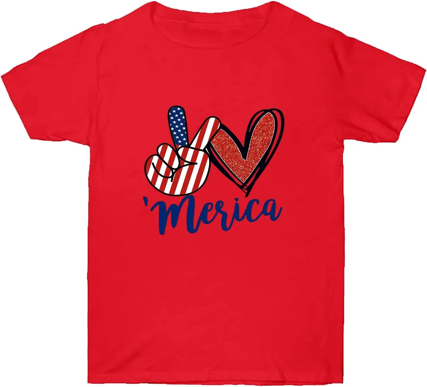 American Flag Shirt Women Independence Shirt Women Graphic T Shirts for Women Top Crewneck