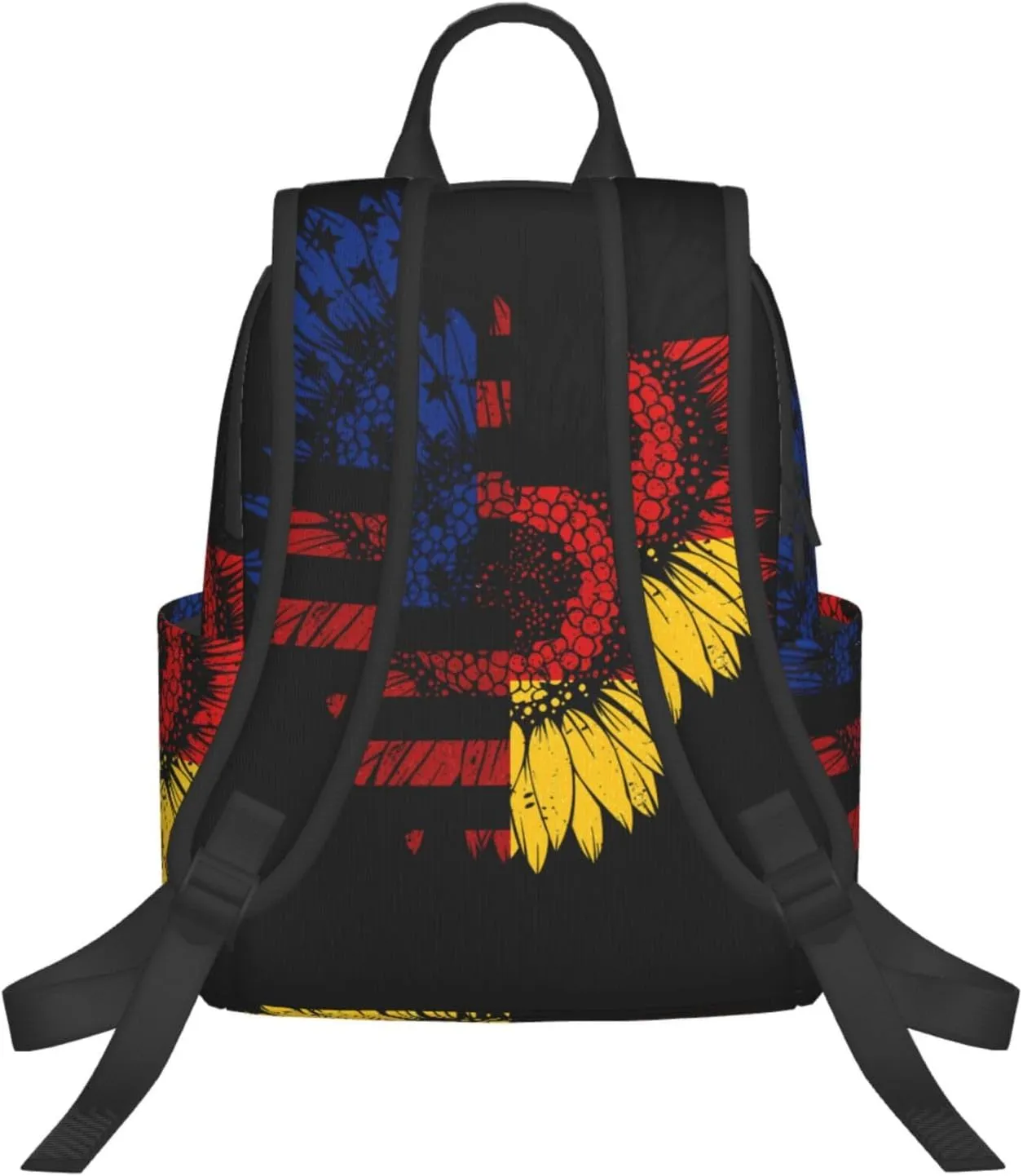 American German Germany Flag Casual Backpacks Large Capacity Laptop Backpack Sports Fitness Rucksack Travel Carry-On Daypack Work Bag for Outdoor Camping