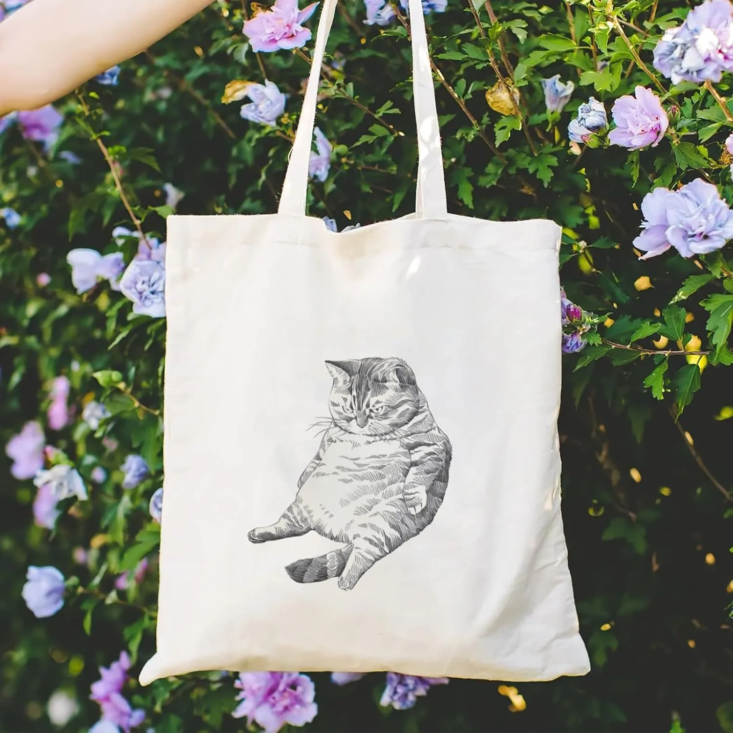Andeiltech Canvas Aesthetic Tote Bag for Women with Inner Pocket Totes Shoulder Book Bag Shopping Reusable Grocery Bags