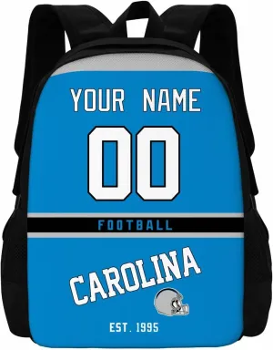 ANTKING Carolina Backpacks School Backpack Bags Custom Name Number for Men Women Youth Gifts
