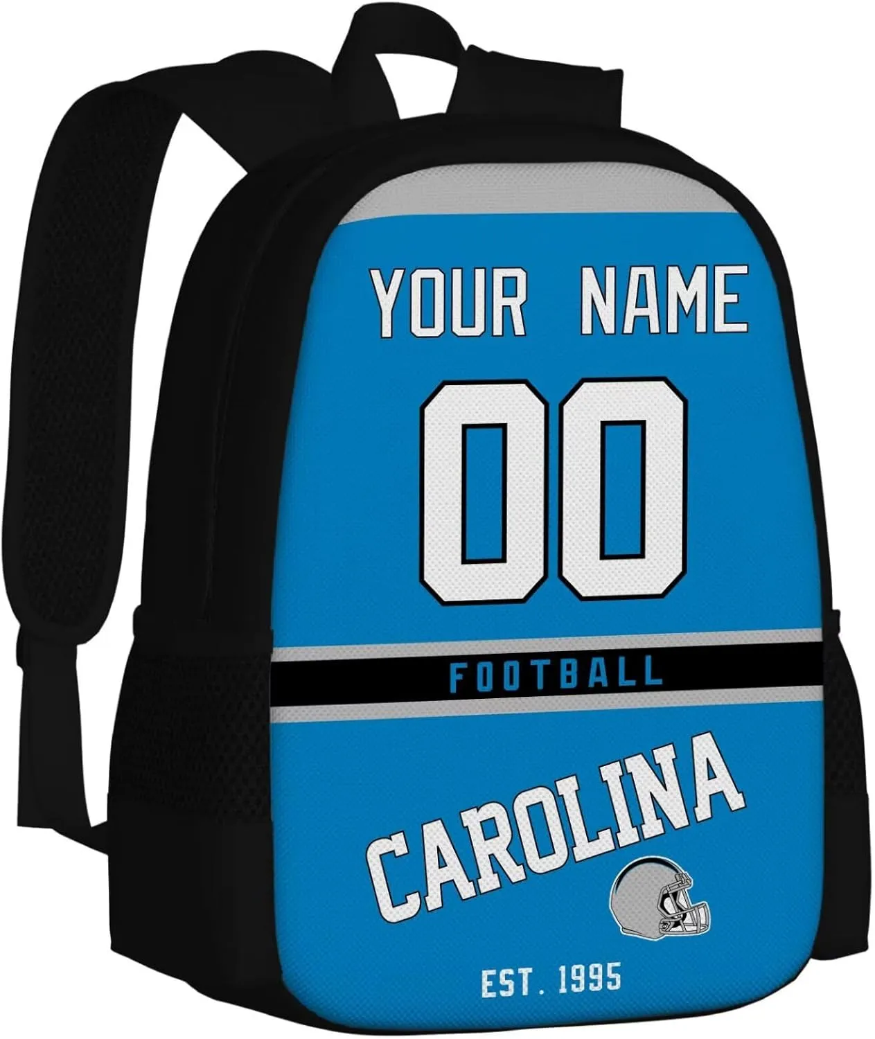 ANTKING Carolina Backpacks School Backpack Bags Custom Name Number for Men Women Youth Gifts