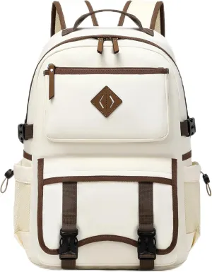 AO ALI VICTORY Women's 15-17 Inch Laptop Backpack, Professional Waterproof Travel Backpack Purse Work Bag College Teacher Carry On Daypack