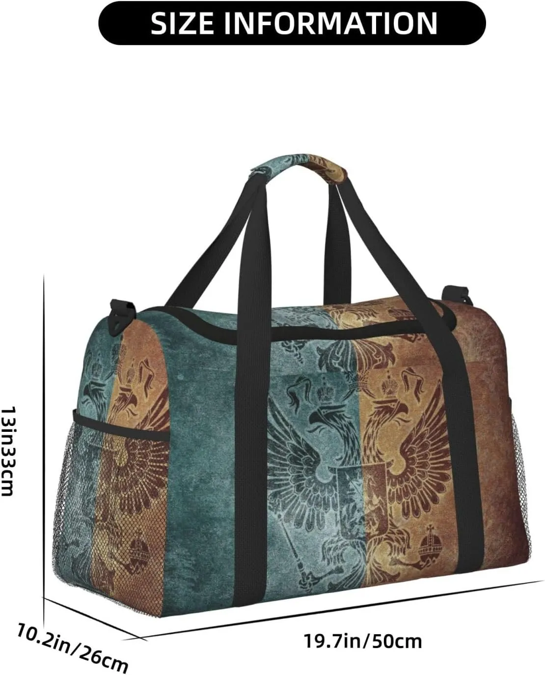 Arms Backgrounds Old Travel Duffel Bag Large Foldable Waterproof Overnight Bag For Beach Swim Bags Pool Sports Gym