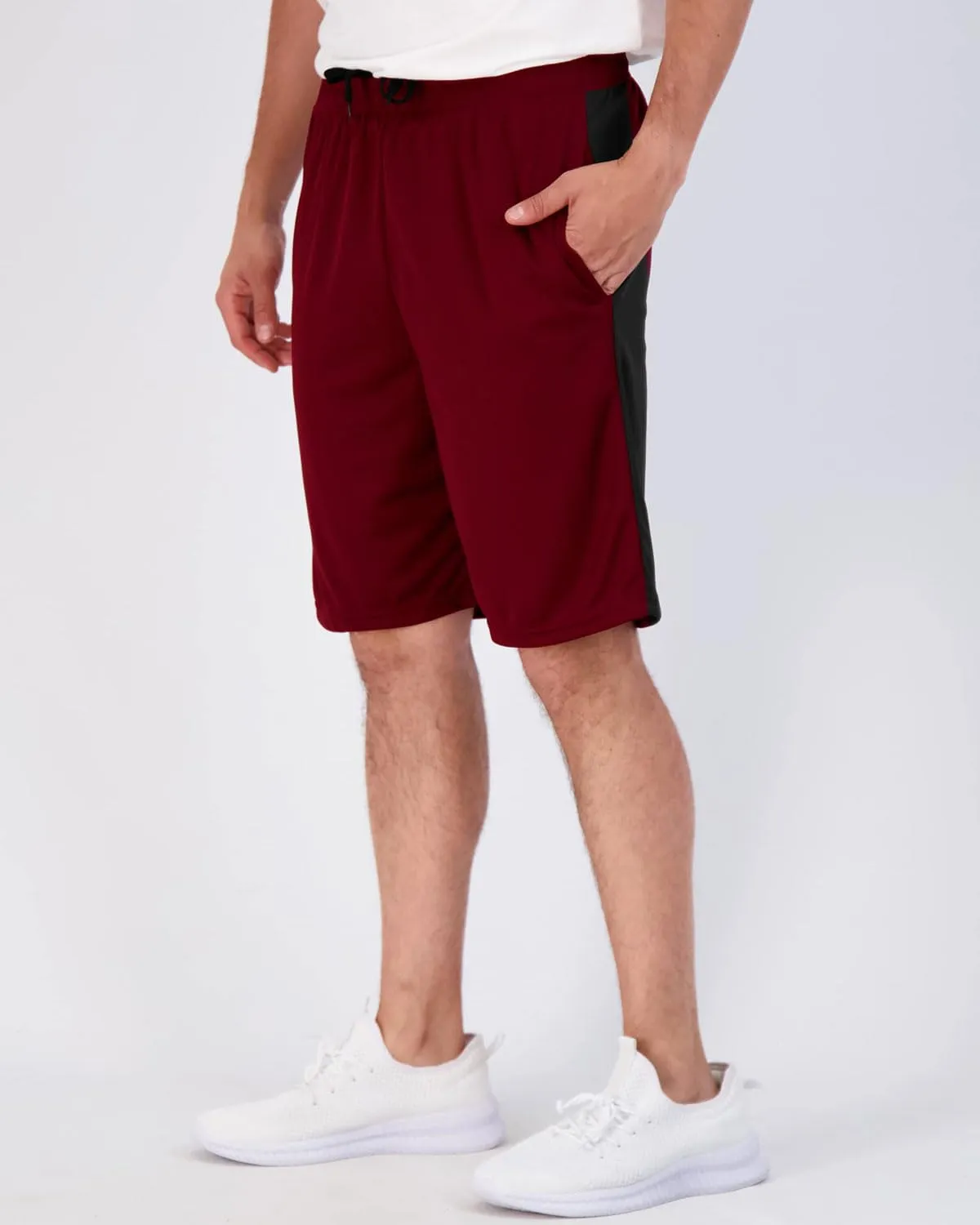 Aserlin Men's Athletic Shorts Mesh Workout Gym Activewear Basketball Shorts with Pockets 5 Pack
