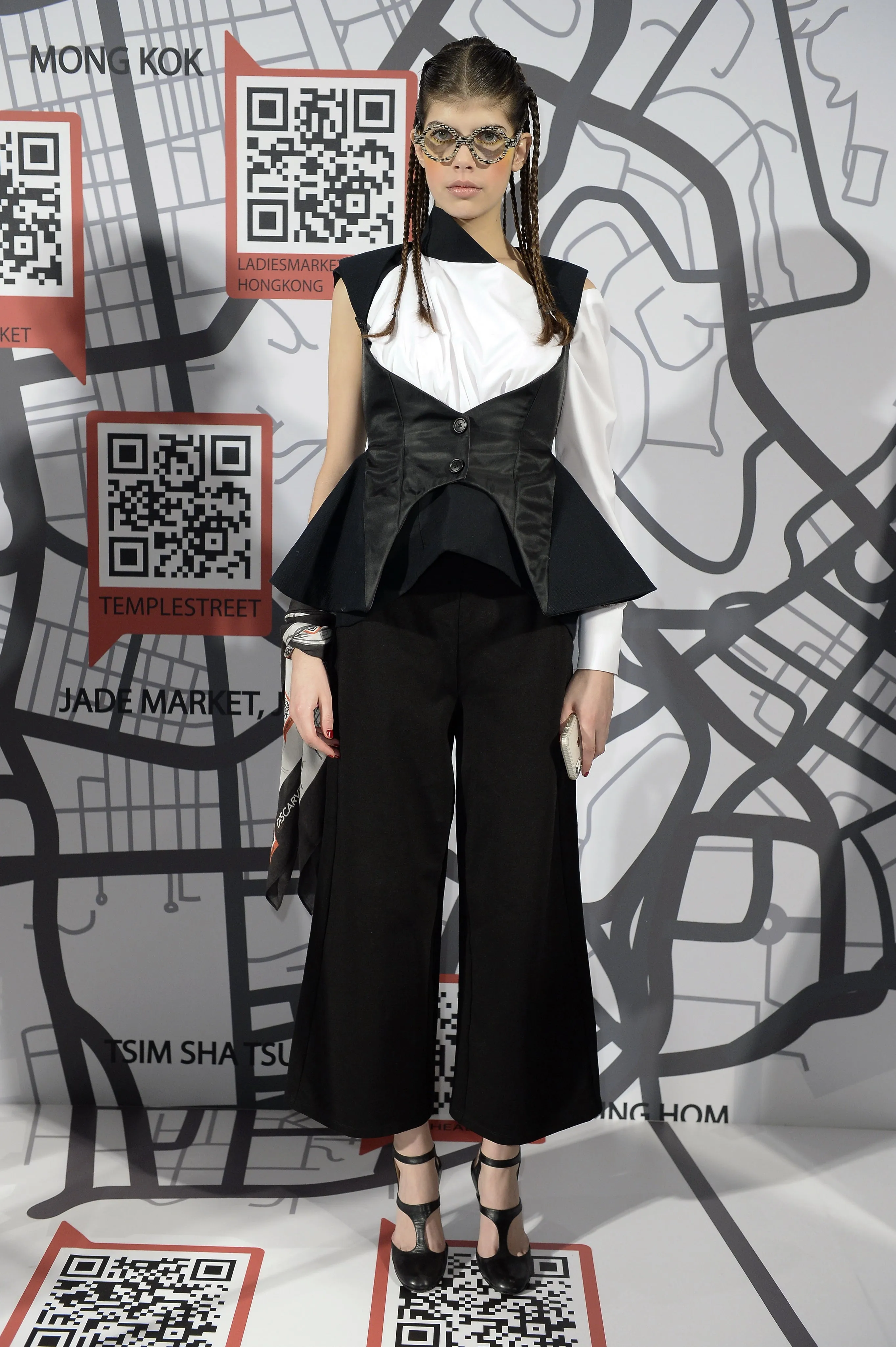Asymmetric Peplum Top Set