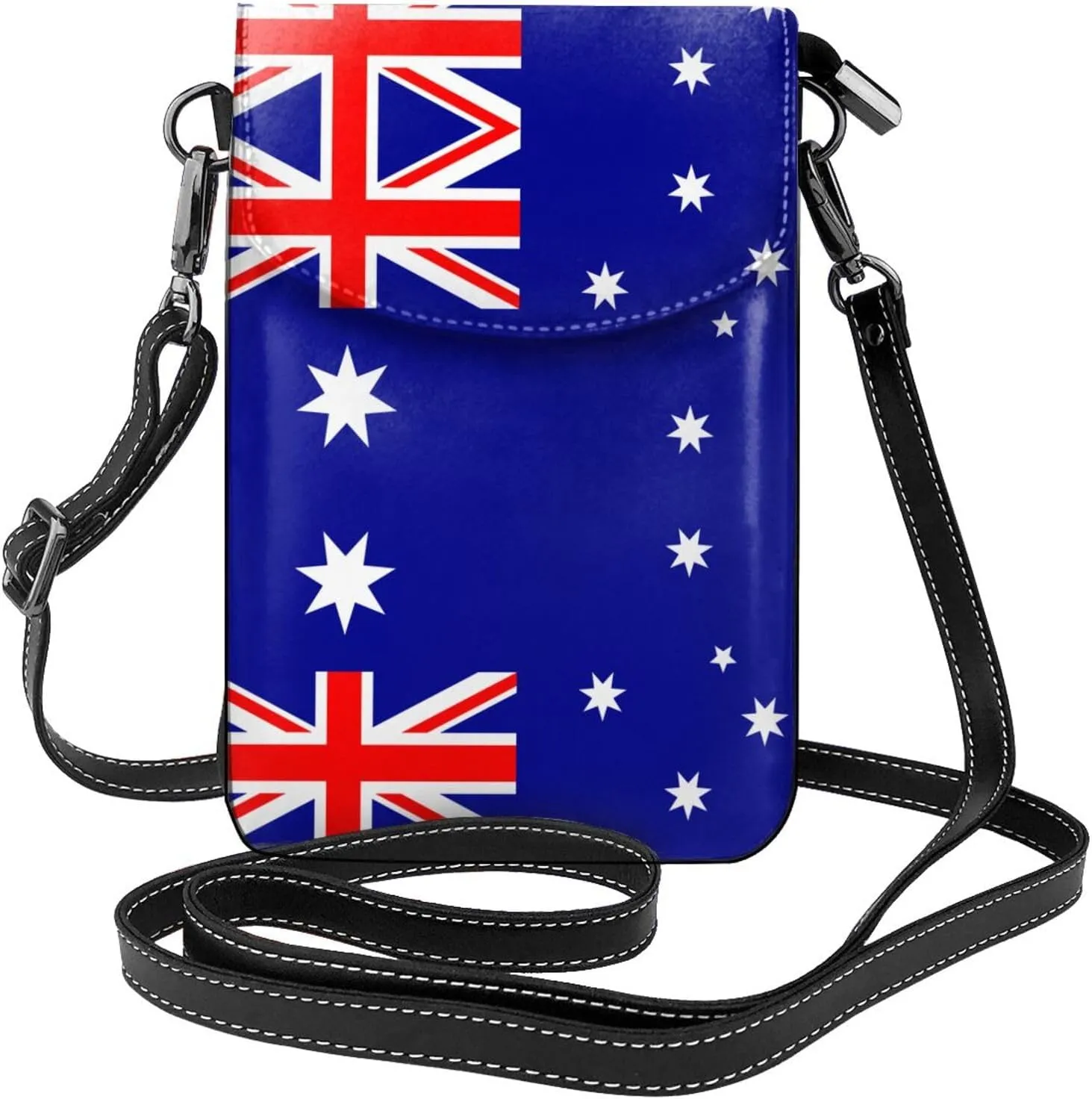 Australian flag Printed Women's Crossbody Phone Bag - Perfect for Travel and Shopping
