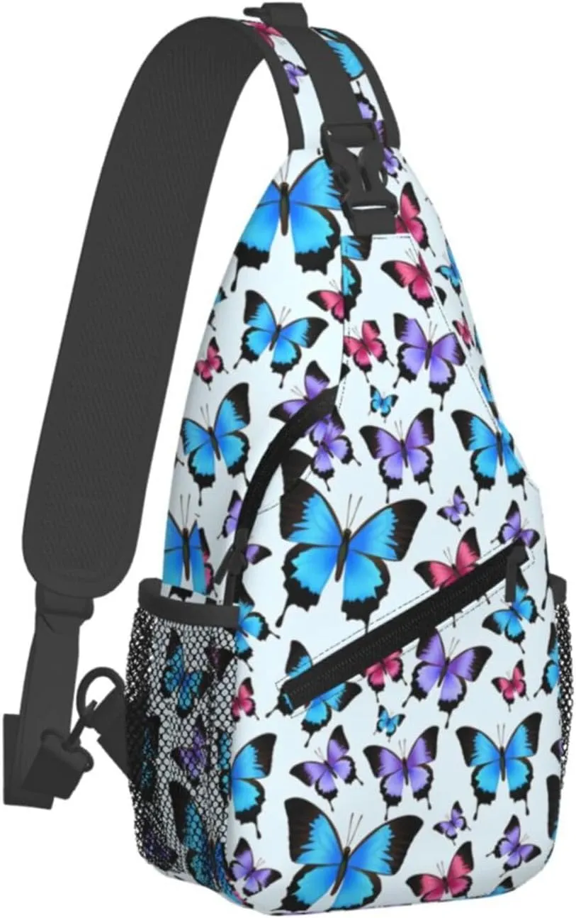 Autism Awareness Mom Crossbody Bag Adjustable Sling Bag Casual Chest Bags Travel Shoulder Backpack