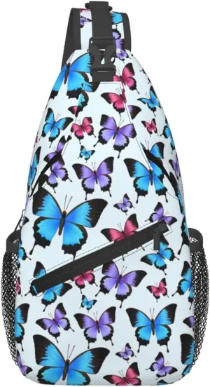 Autism Awareness Mom Crossbody Bag Adjustable Sling Bag Casual Chest Bags Travel Shoulder Backpack
