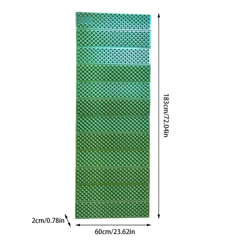 Backpacking Sleeping Pad - Insulated, Waterproof Tent Floor Mat for Camping, Napping, and Picnics