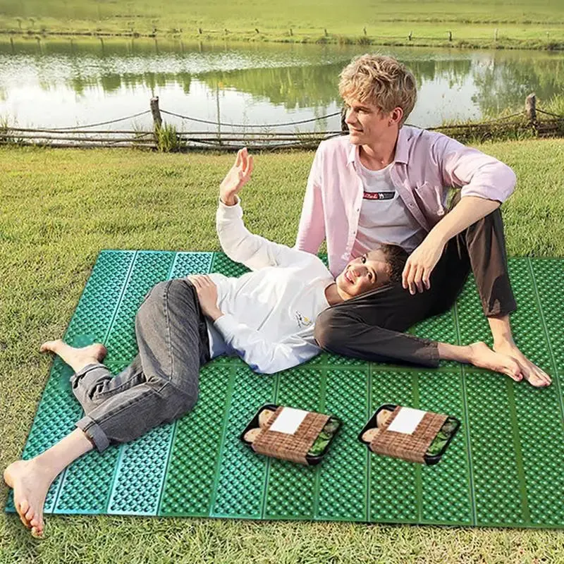 Backpacking Sleeping Pad - Insulated, Waterproof Tent Floor Mat for Camping, Napping, and Picnics