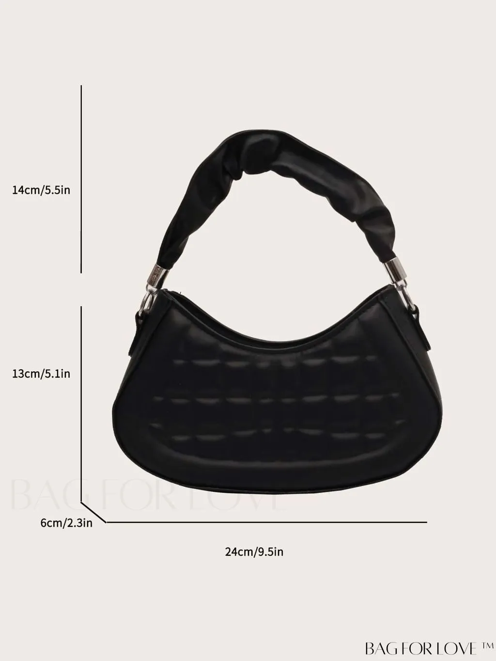 BagForLove - Chic Crocodile Pattern Handbag - Versatile & Stylish