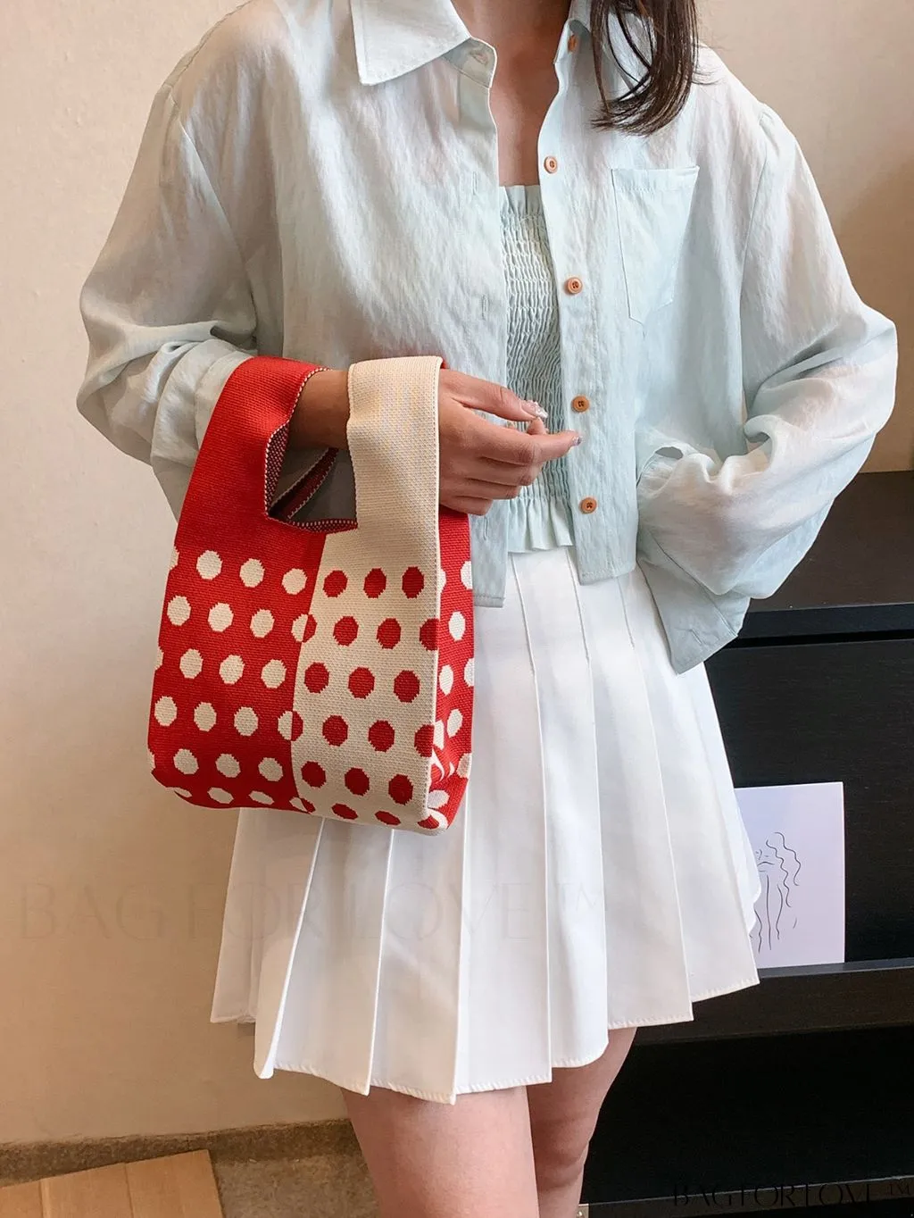 BagForLove - Colorblock Floral Handbag: Lightweight, Stylish Gift for Festivals, Travel, and Everyday Use