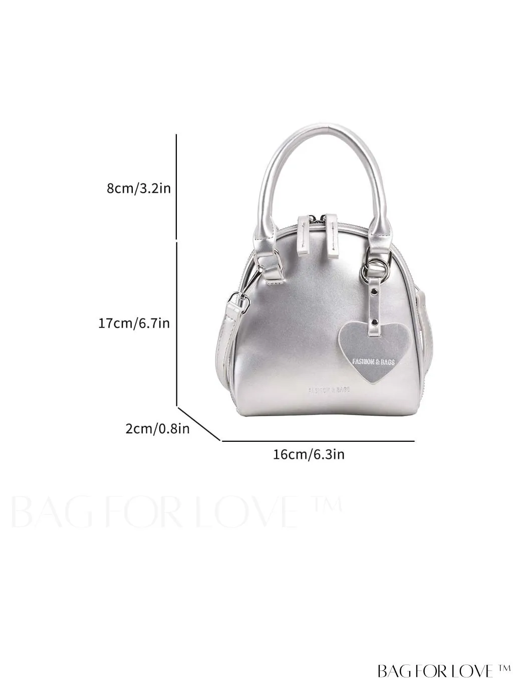 BagForLove - Compact & Stylish Metallic Shell Handbag - Perfect for Any Occasion!