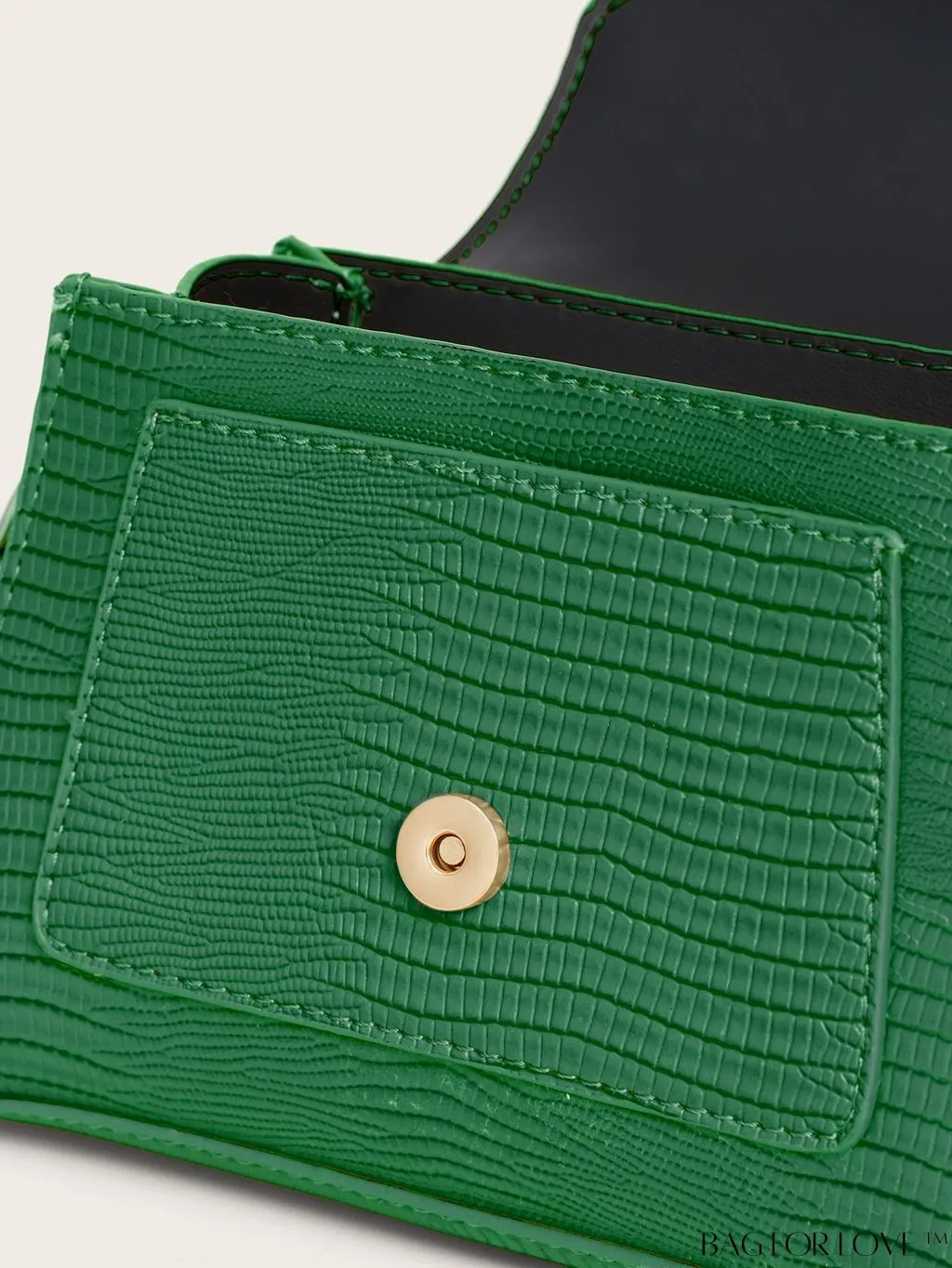 BagForLove - Compact Croc-Embossed Satchel: Stylish and Practical.