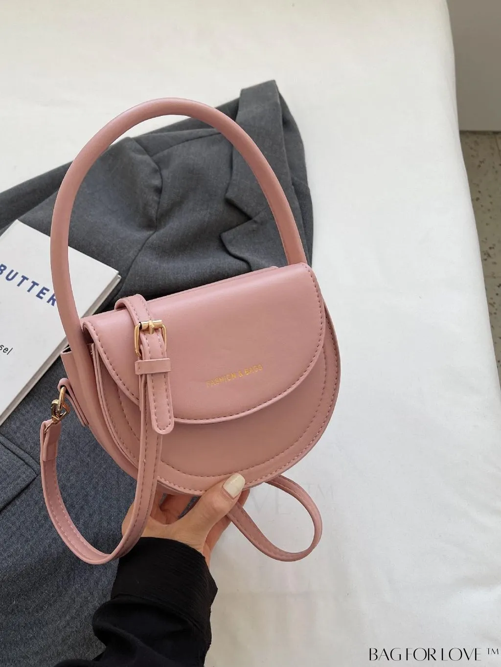 BagForLove - Compact Fashion Flip Handbag with Adjustable Strap and Stylish Printed Design