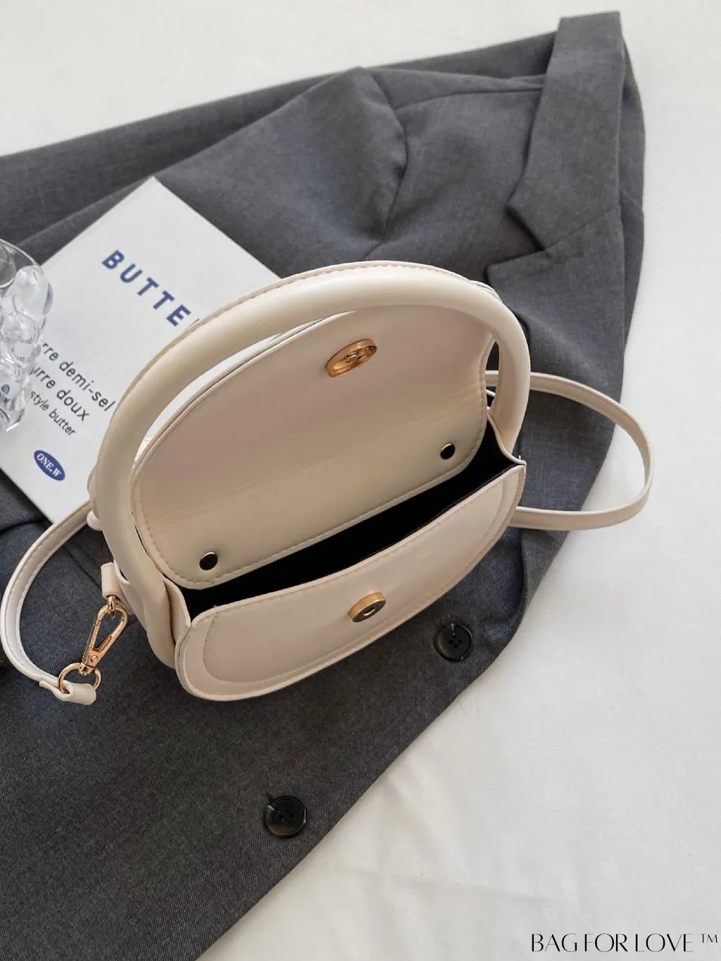 BagForLove - Compact Fashion Flip Handbag with Adjustable Strap and Stylish Printed Design