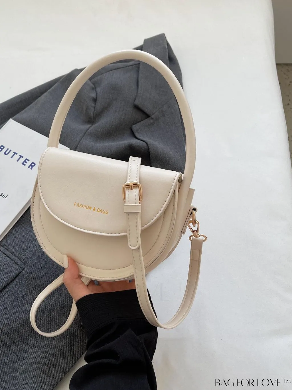 BagForLove - Compact Fashion Flip Handbag with Adjustable Strap and Stylish Printed Design