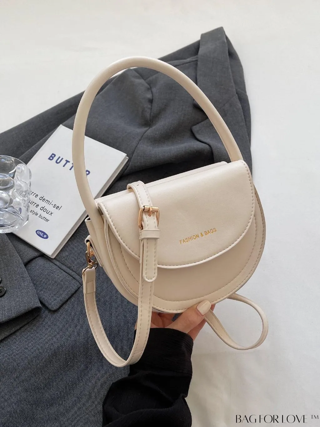 BagForLove - Compact Fashion Flip Handbag with Adjustable Strap and Stylish Printed Design