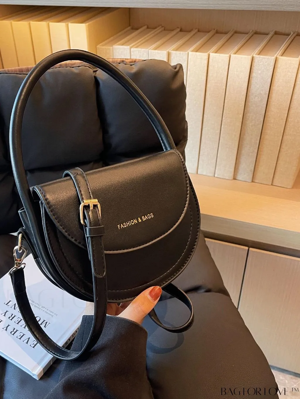 BagForLove - Compact Fashion Flip Handbag with Adjustable Strap and Stylish Printed Design
