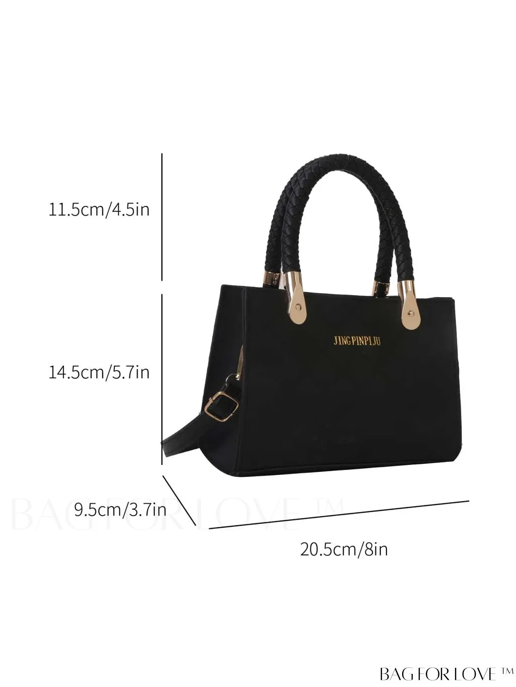 BagForLove - Compact Geometric Pattern Crossbody Bag: Stylish and Versatile Handheld Square Bag