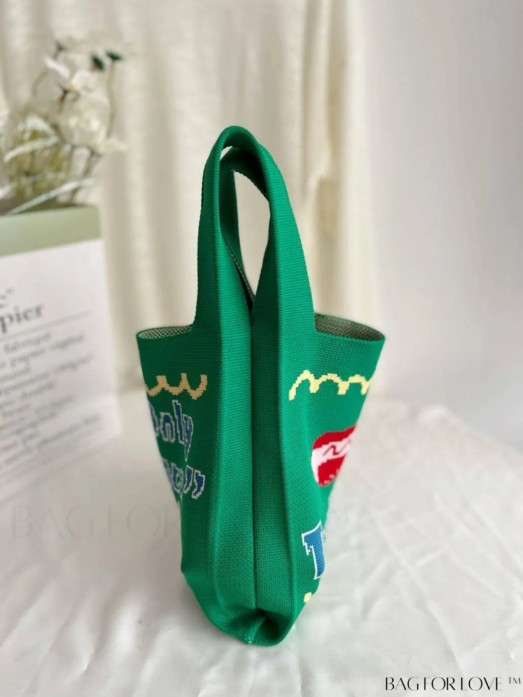 BagForLove - Spacious Crochet Bag with Stylish Cartoon Design