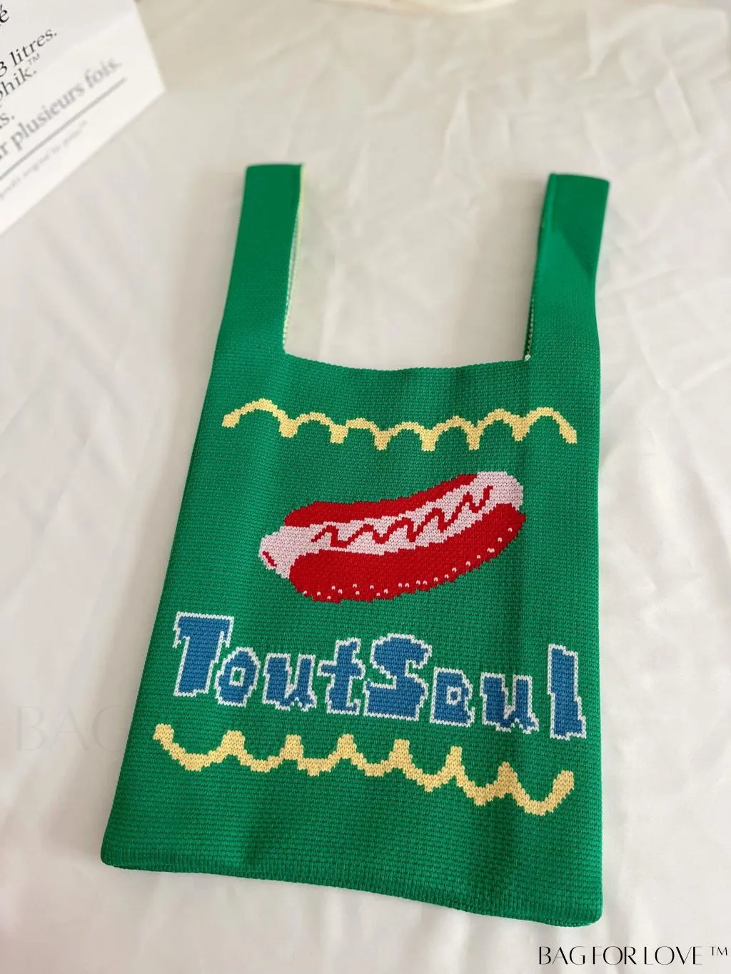 BagForLove - Spacious Crochet Bag with Stylish Cartoon Design