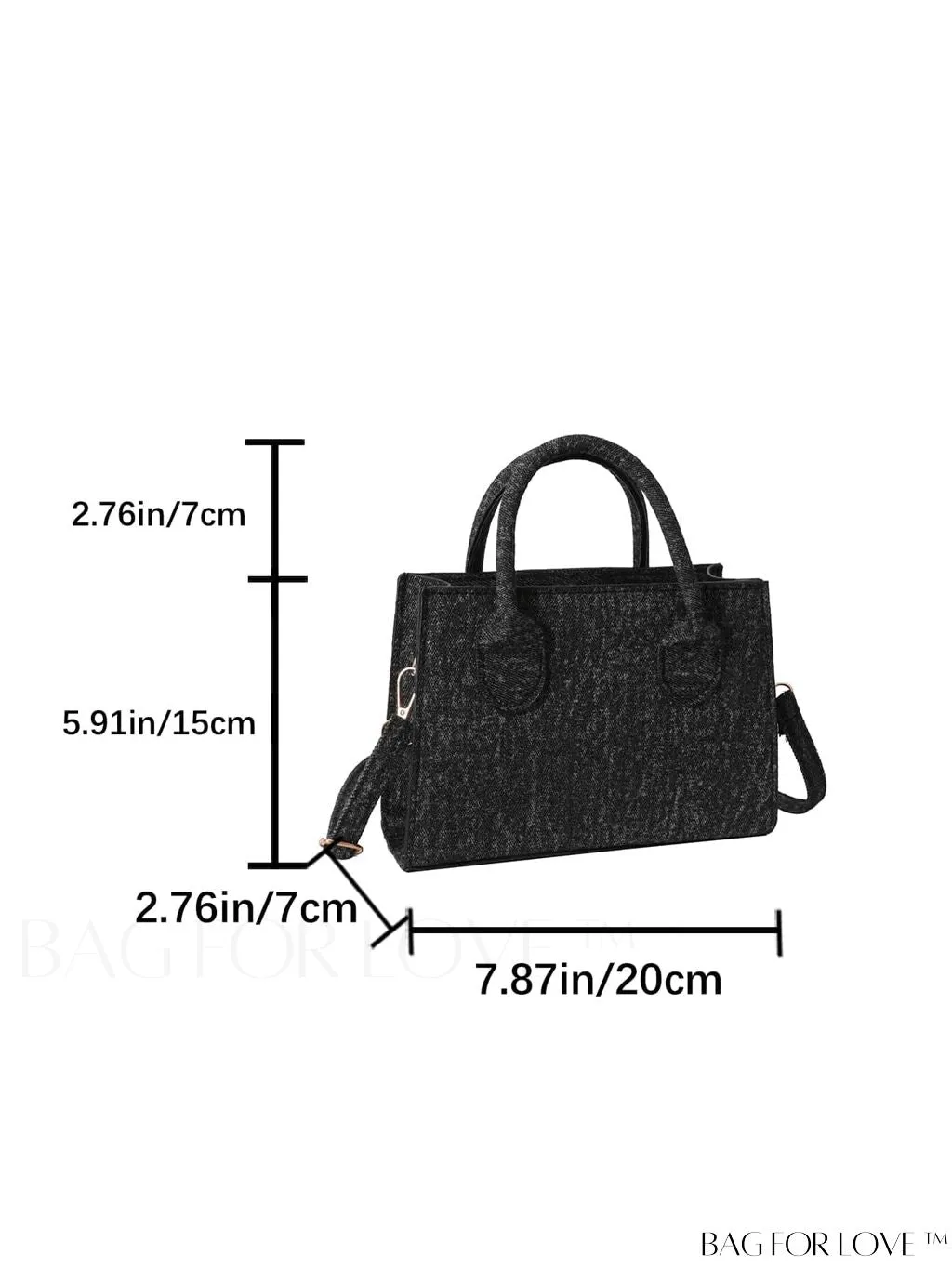 BagForLove - Stylish Compact Square Bag - Ultimate on-the-go Fashion Accessory