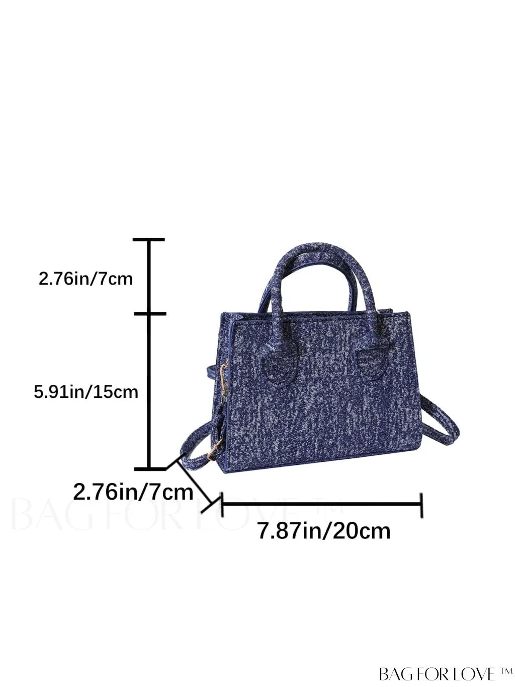 BagForLove - Stylish Compact Square Bag - Ultimate on-the-go Fashion Accessory